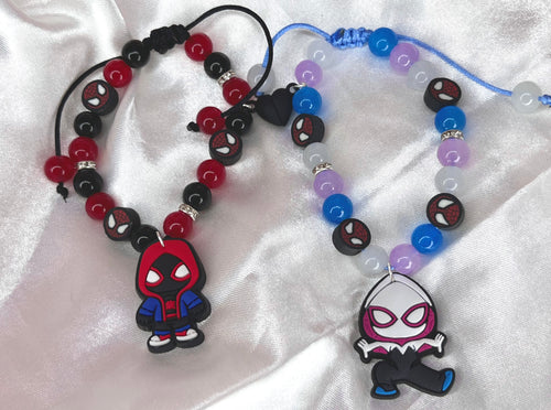 pre order *spider-man and hello kitty matching bracelet set – Lotus Rings