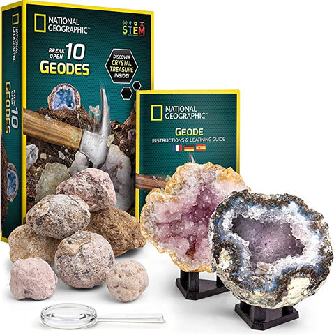 Geode kit is a unique gift idea for the friend who has everything