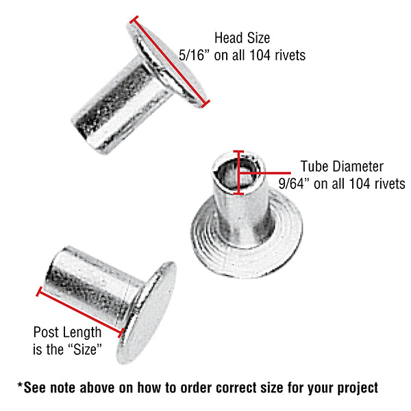 How to Measure Tubular Rivets