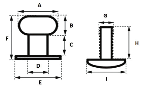 How to measure Button Screw Studs