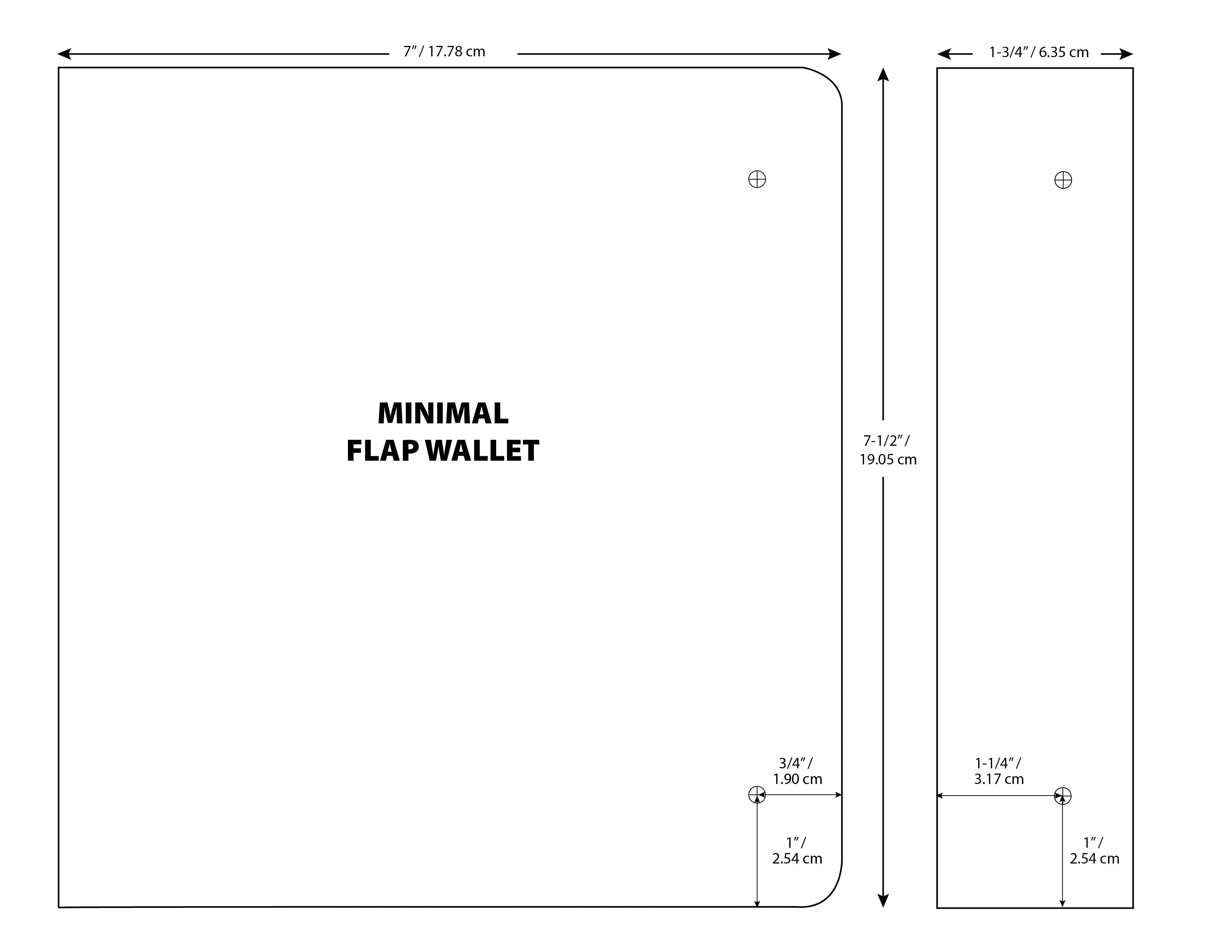 Minimalist Flap Wallet – Weaver Leather Supply