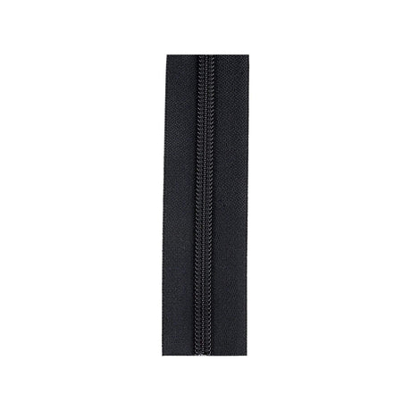 Deago 2PCS #10 79 Separating Large Plastic Zippers Black Tape