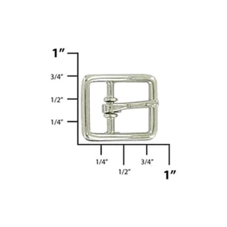 1 Nickel, Cobra Buckle, Zinc Alloy, #C-2071-NIC – Weaver Leather Supply