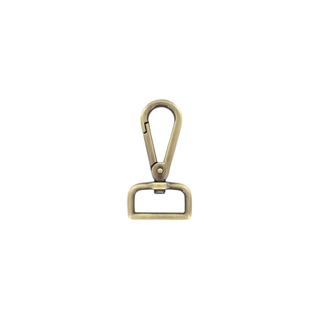 1 1/2 Antique Brass, Lever Swivel Snap Hook, Zinc Alloy-PK4, #P