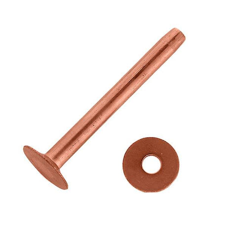  HERCHR 500 Sets Leather Rivet Kit, 6x8mm Rivets for