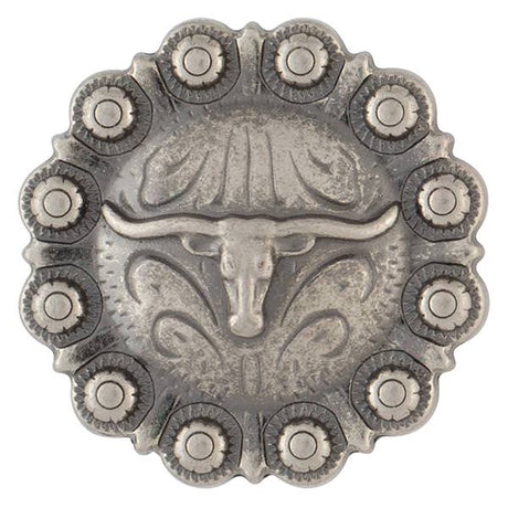 KB202) 3kinds 1-1/8'' Western Concho Texas Star Saddle Concho Leather Craft  Tack Button Silver - Sewing Stitch Edging Creaser