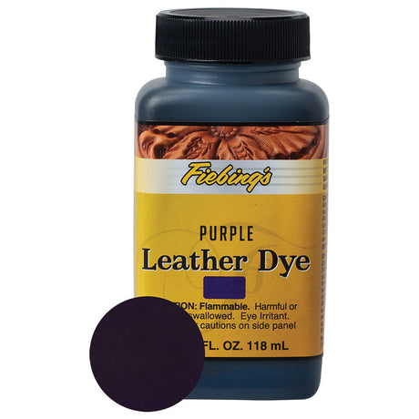 Fiebing Leather Dye - Black - 4 Ounce