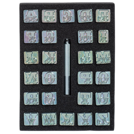 Alphabet Stamp Set for Leather