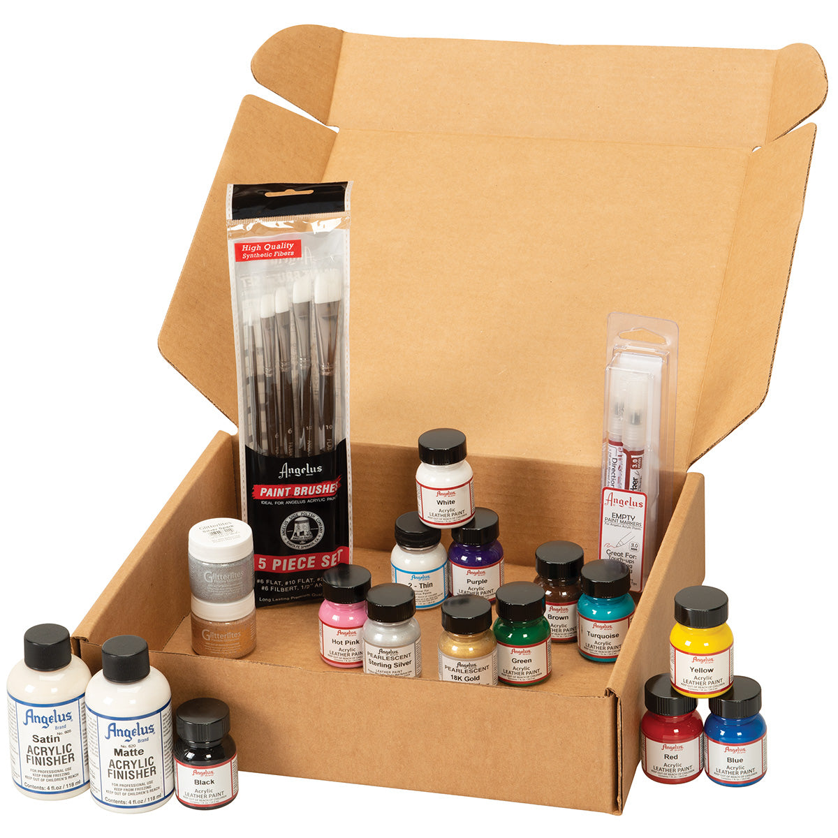 Angelus® Metallic & Pearlescent Paint Kit - Weaver Leather Supply