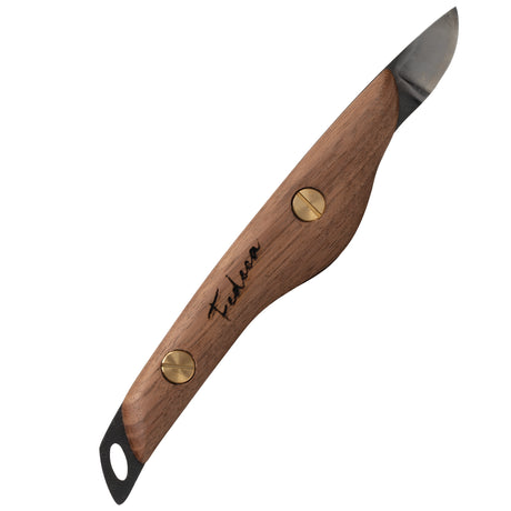 Seiwa Leathercraft 35mm Skiving Utility Knife Leather Cutting Tool, with  Wooden Handle, for Trimming & Thin Leather