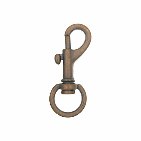 STS140A Two Swivel Hooks 3/4 Antique