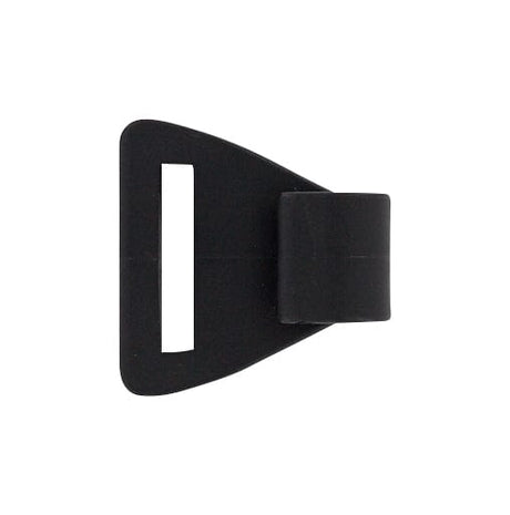 1 Black, Strap Loop with Snap Hook, Plastic, #SHL-1