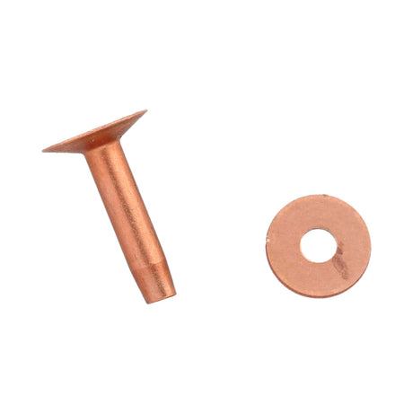 20 Piece #9 Solid Copper Rivets And Burrs 5/8-3/4-1 and 1-1/4