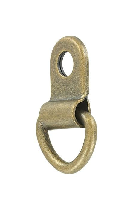 1/4 Antique Brass, Open Hole Chicago Screw, Solid Brass, #L-156OH-1-4-ANTB