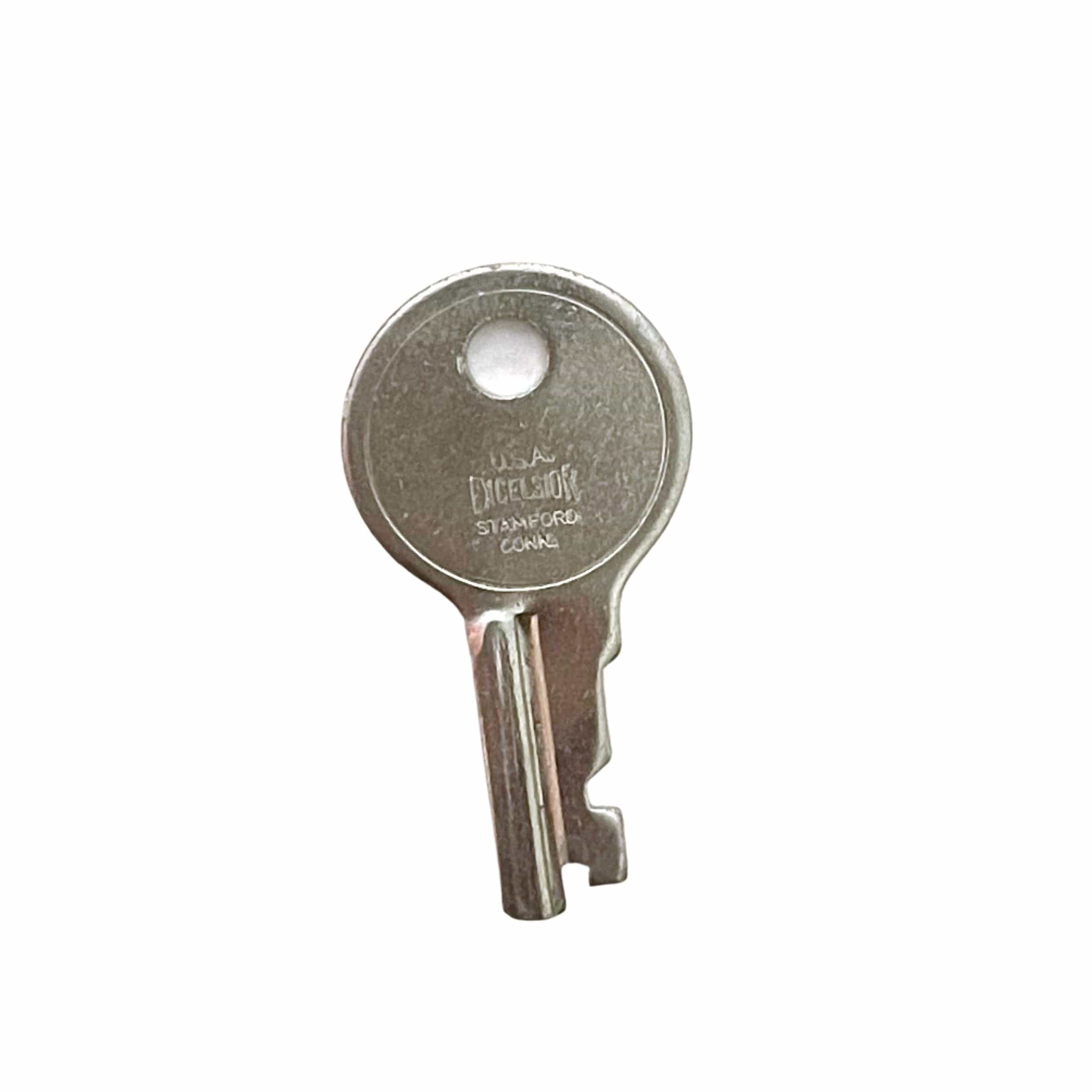 Extra Trunk Lock Key for G-1 and G-3, Steel, 5pk, #T-46K