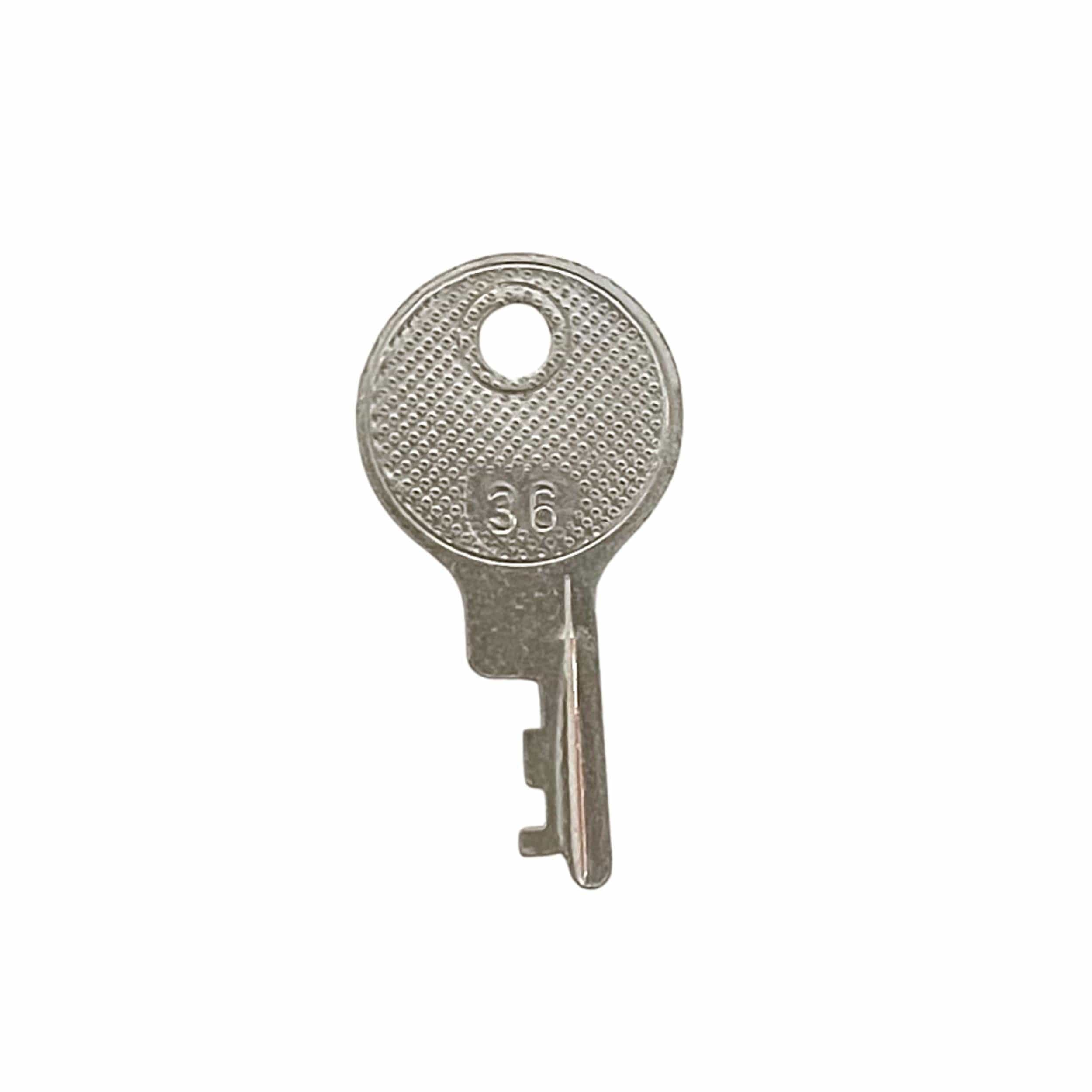 Trunk Lock Key --T46k T46 3815 3835 trunk chest steamer vintage