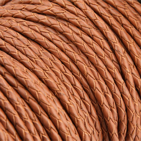 5mm Saddle Tan, Braided Bolo Cord, Leather, #M-1633-STAN – Weaver Leather  Supply