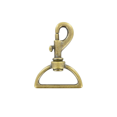 1/2 Antique Brass, Trigger Swivel Snap Hook, Zinc Alloy-PK5, #P-2827- –  Weaver Leather Supply