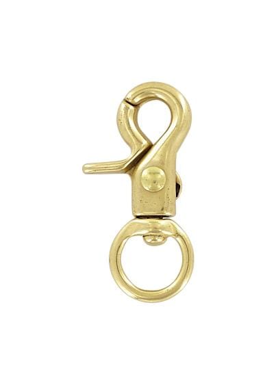 5/8 Brass, Swivel Snap Hook, Solid Brass, #P-1932