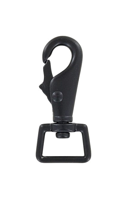 1 1/2 Black, Lever Swivel Snap Hook, Zinc Alloy, #P-2218-BLK