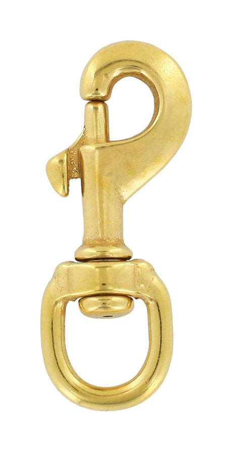 2.5 Solid brass Horse Quick release JAW Swivel Snap Hook Boat Brass Shackle