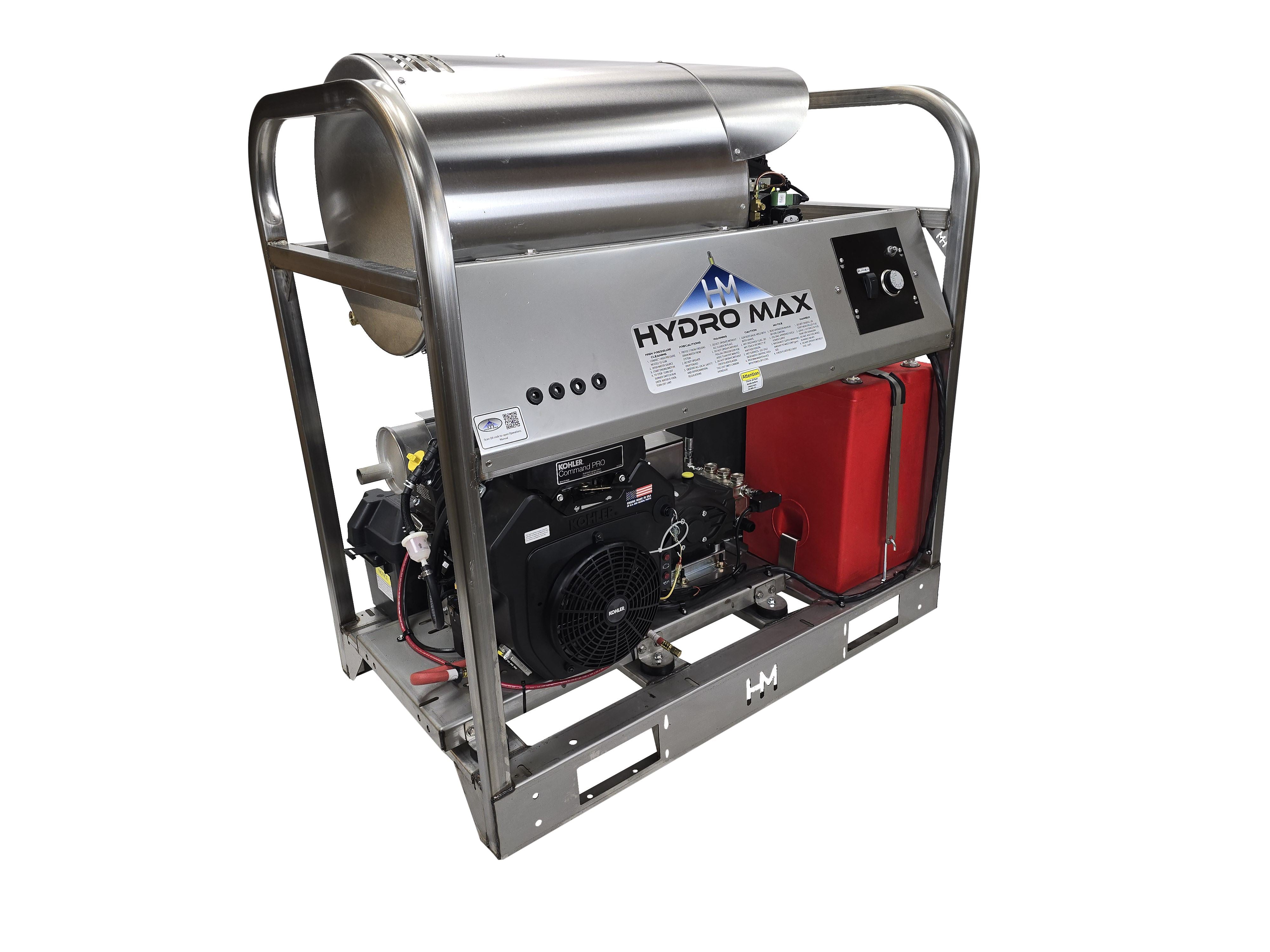 Hydro Max DC10040KGi- 10gpm @ 4000psi, Kohler 38HP(Fuel Injected Engine)