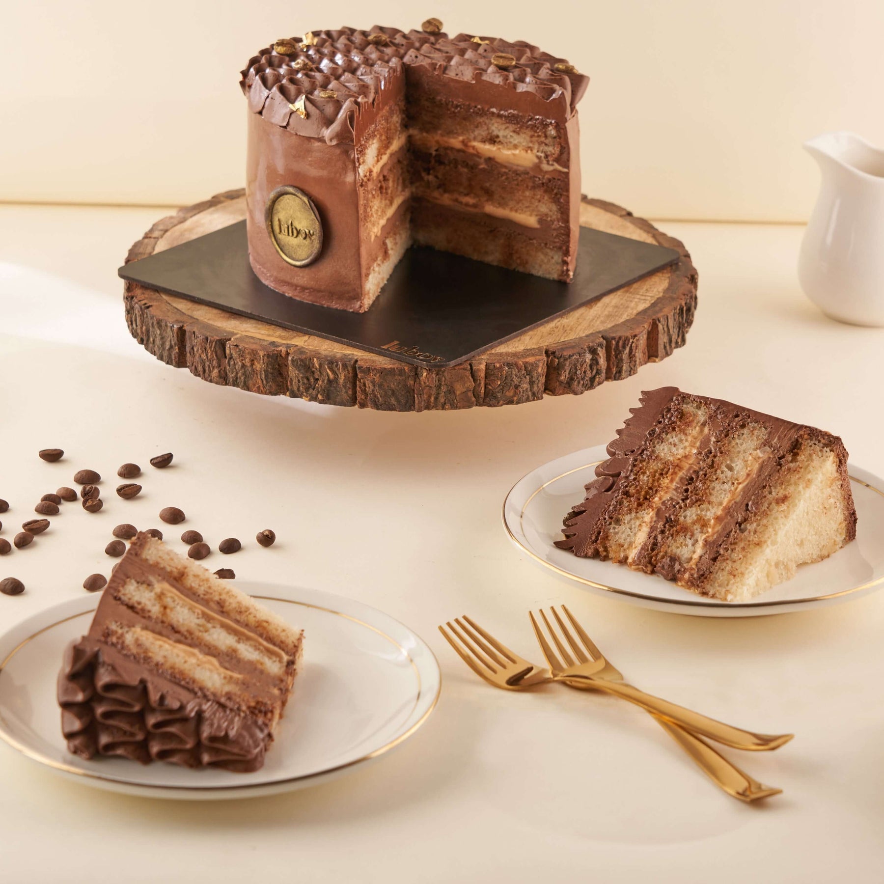 Coffee Caramel Cream Brulee Mousse Cake Stock Image - Image of closeup,  chocolate: 86122185