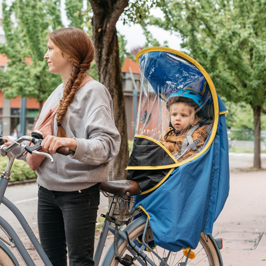 Housse de vélo Cargo Cargo, Pour 2 roues avec tente pluie, Noir, Maxxcovers