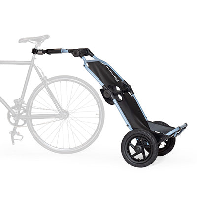 SAMAX Remorque de Vélo / Chariot de Transport pour 40 Kg / 120 L en Gris -  Color Edition, MA Trading