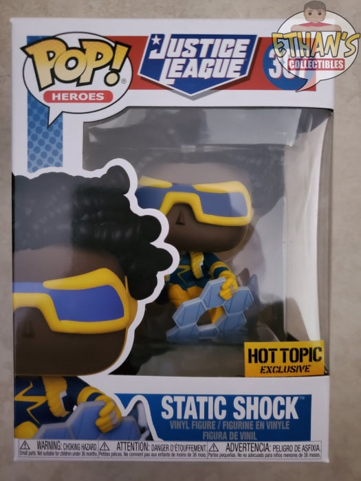 static shock funko pop hot topic