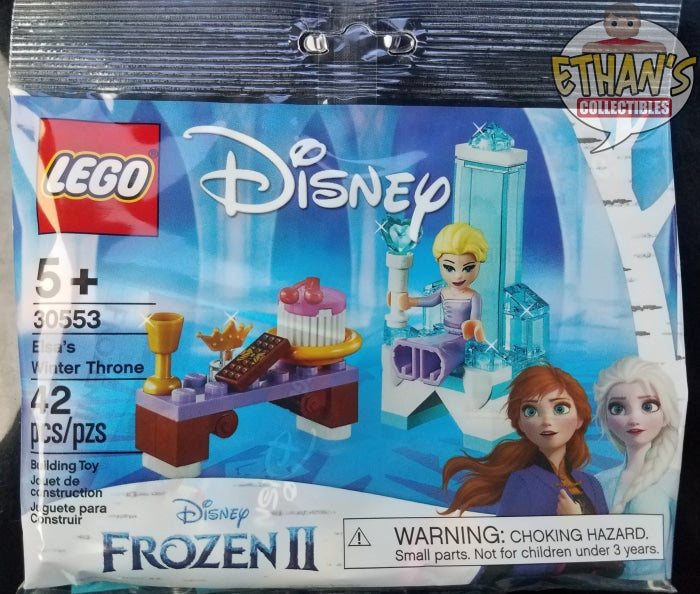 elsa throne lego