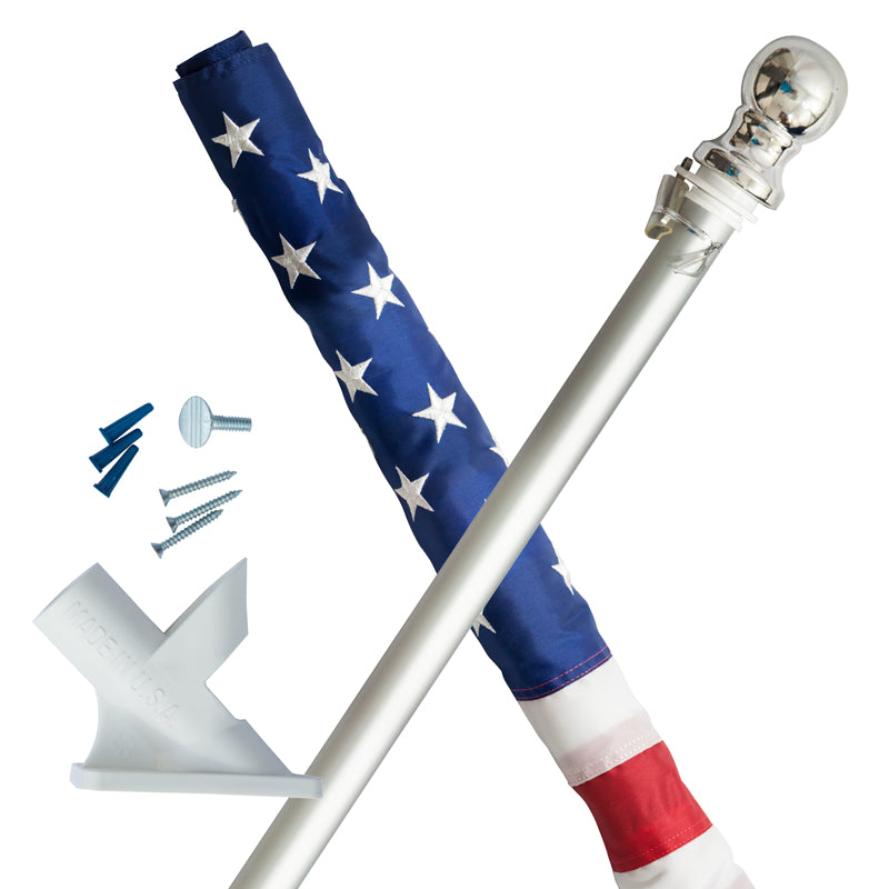 Valley Forge American Flag Kit 30 in. H x 48 in. W - Total Qty: 1