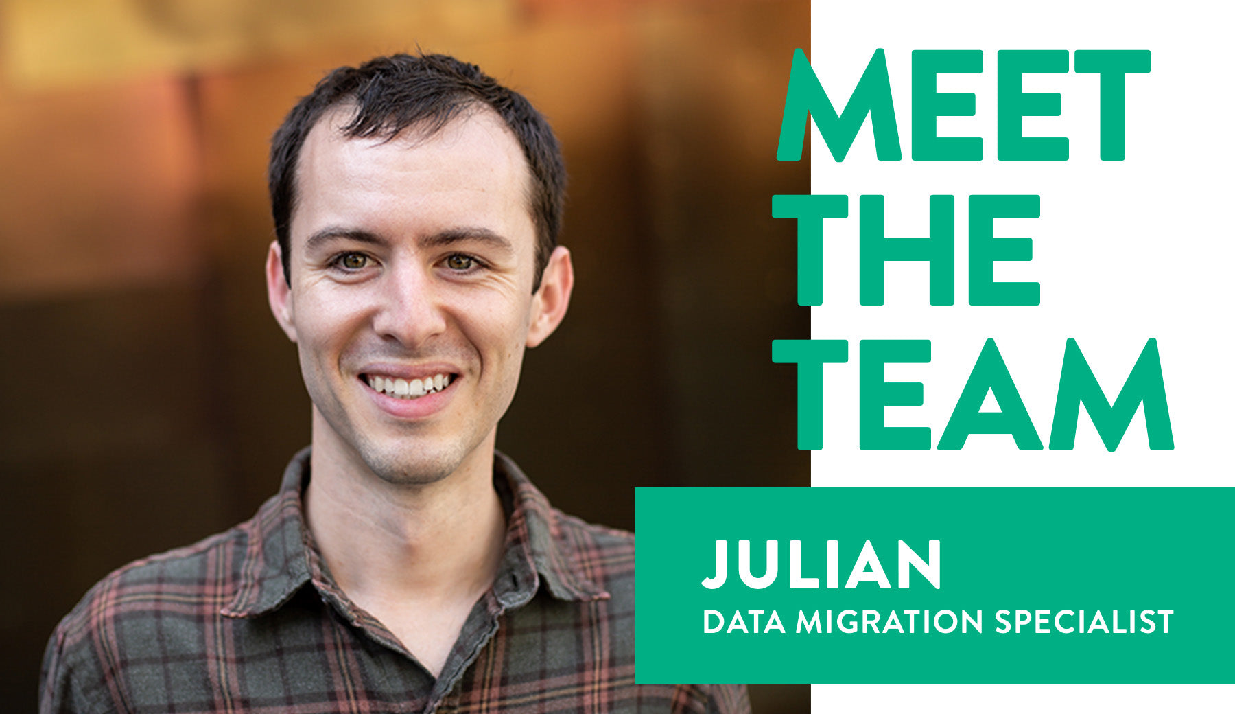 Portrait of Julian, Data Migration Specialist