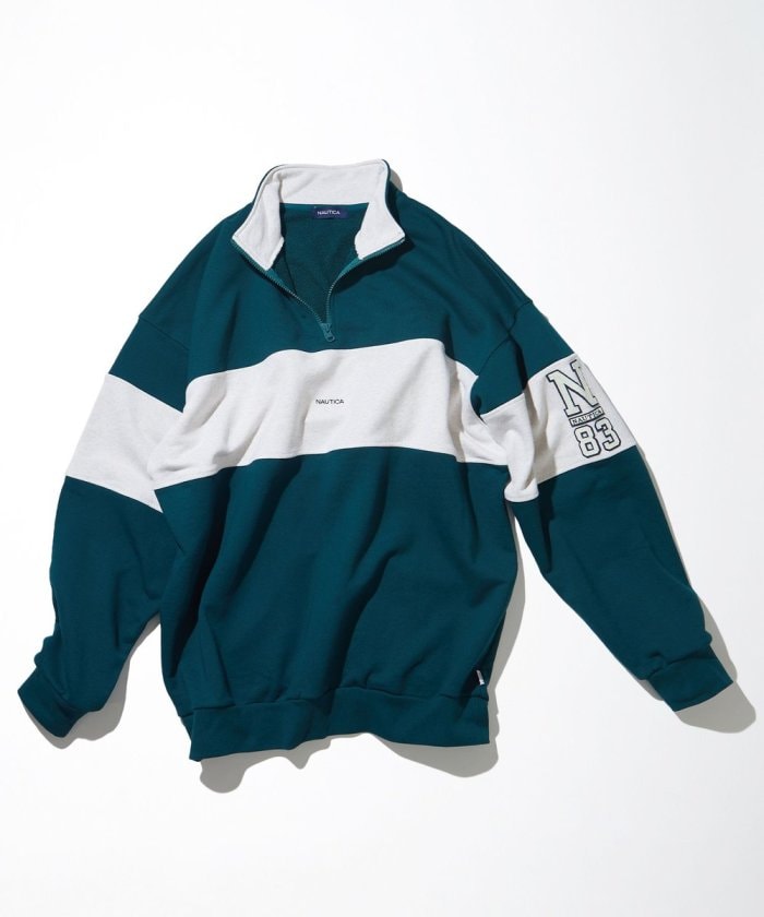 NAUTICA JAPAN Pigment Dyed Sweatshirt 2.7 – unexpected store