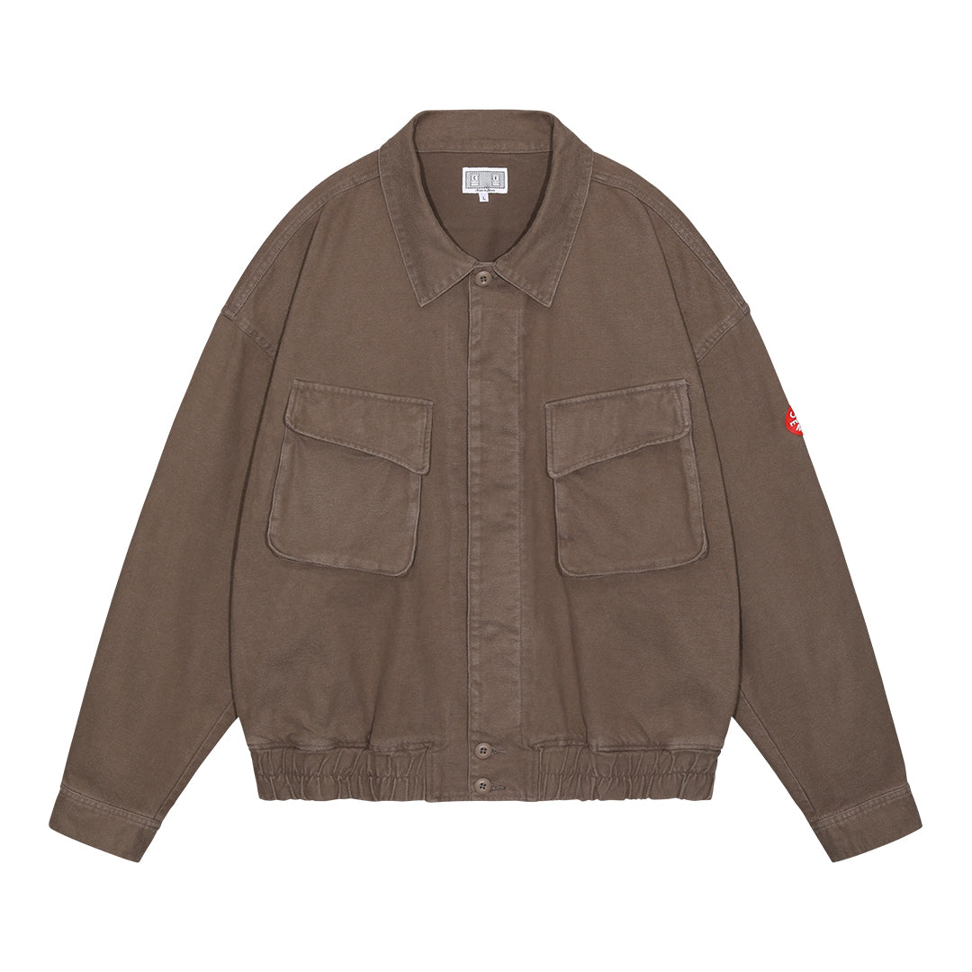 Cav Empt C.E OVERDYE BRUSHED COTTON BUTTON JACKET