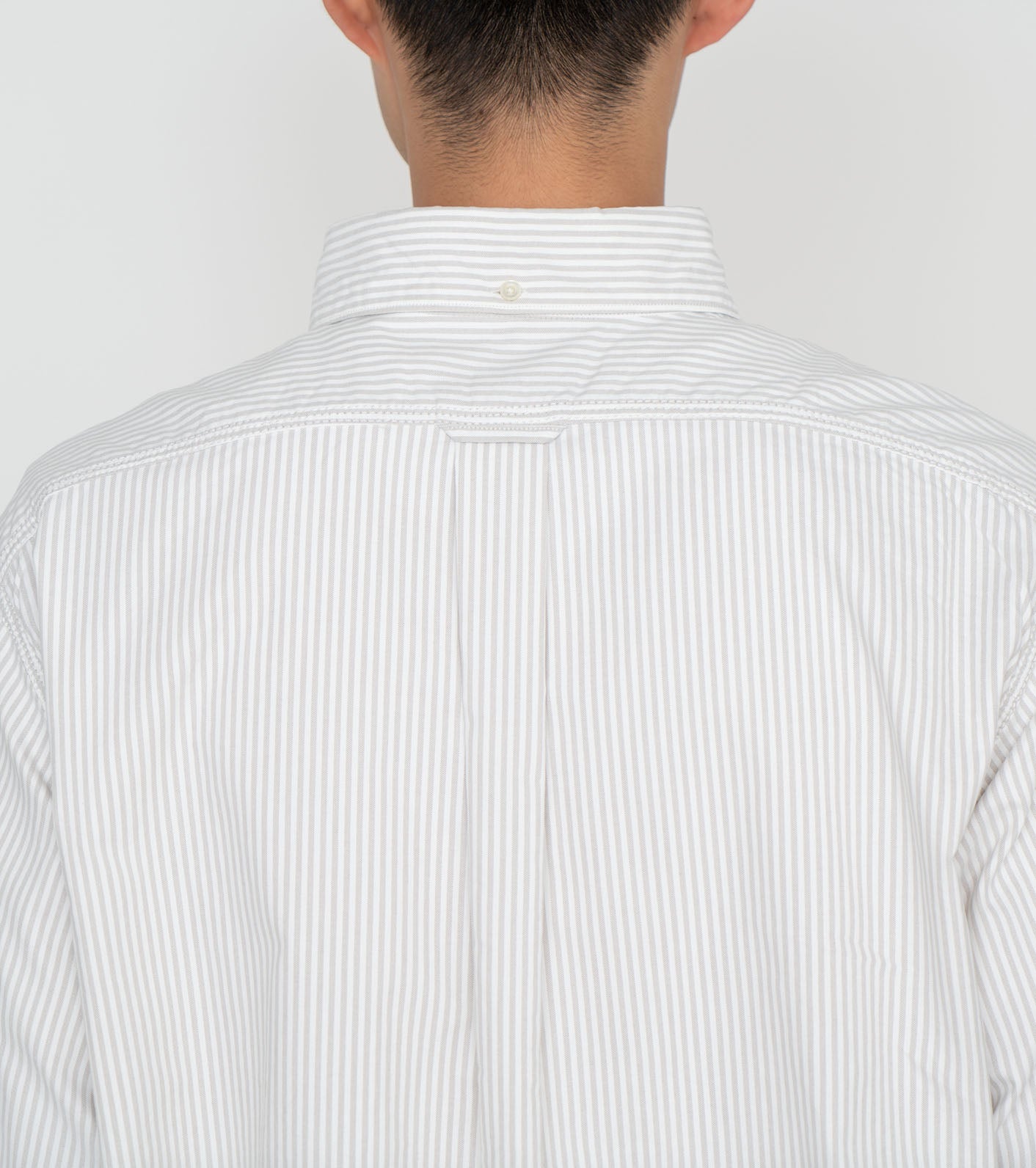 nanamica Button Down Stripe Wind Shirt