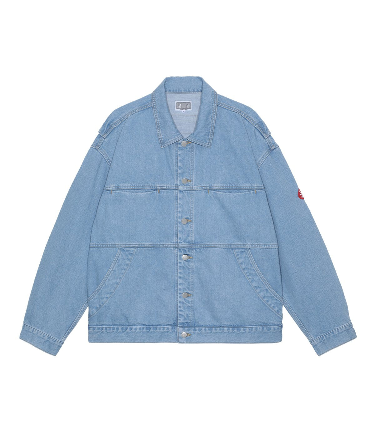 Cav Empt C.E WASHED DENIM ZIP JACKET