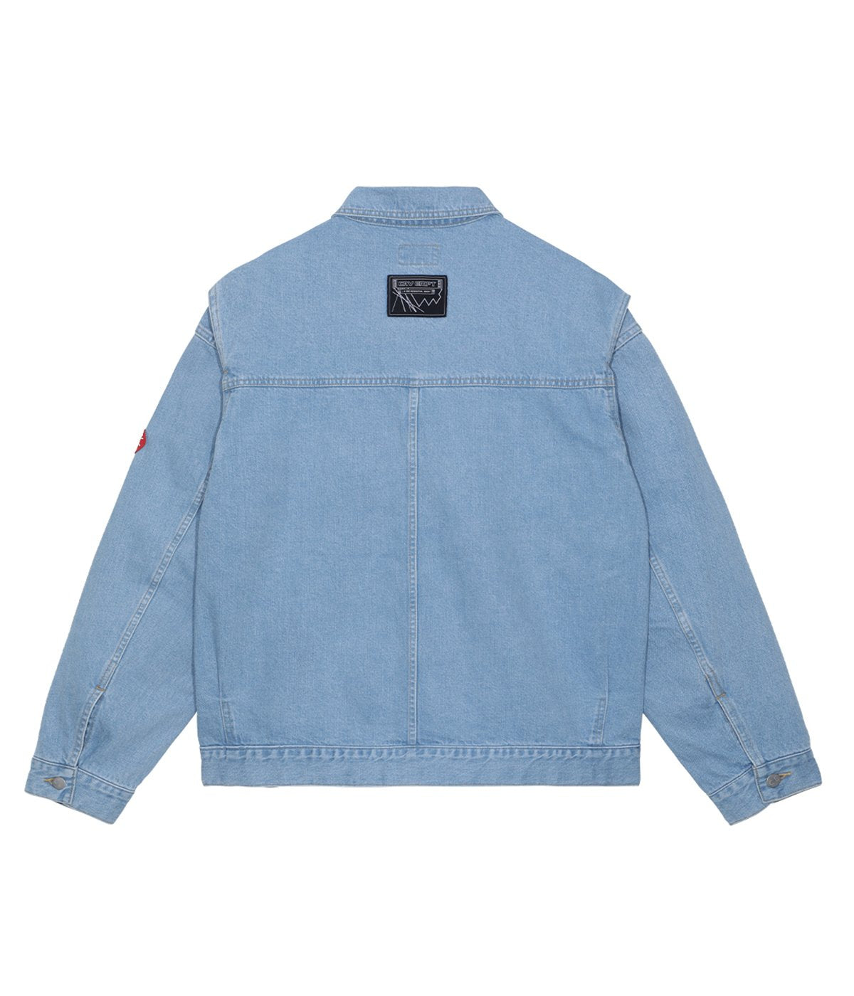 Cav Empt C.E WASHED DENIM ZIP JACKET