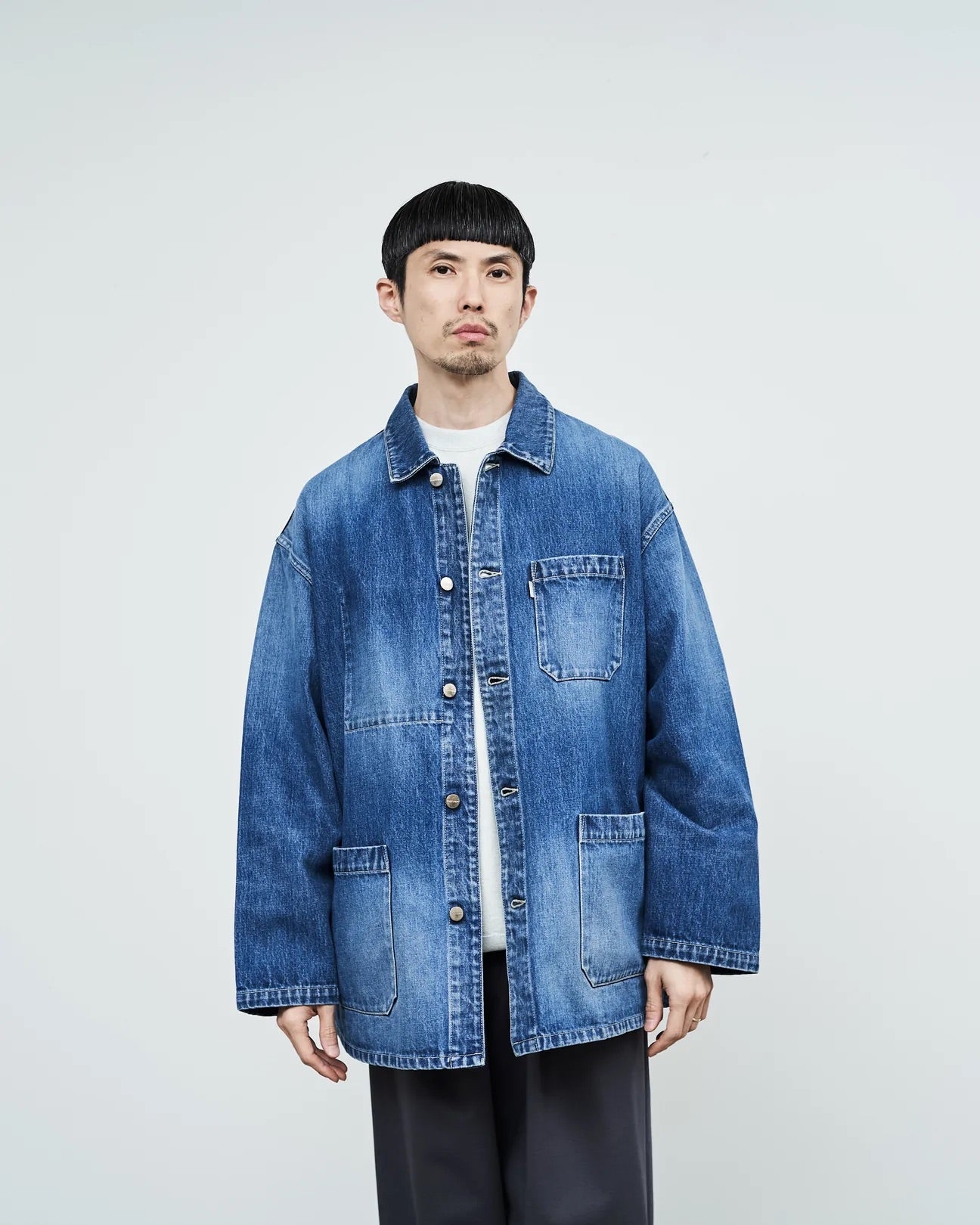 Graphpaper Selvage Denim Coverall - RIGID – unexpected store