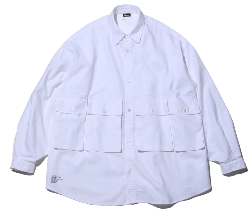 FreshService OXFORD FLAP POCKET L/S SHIRT