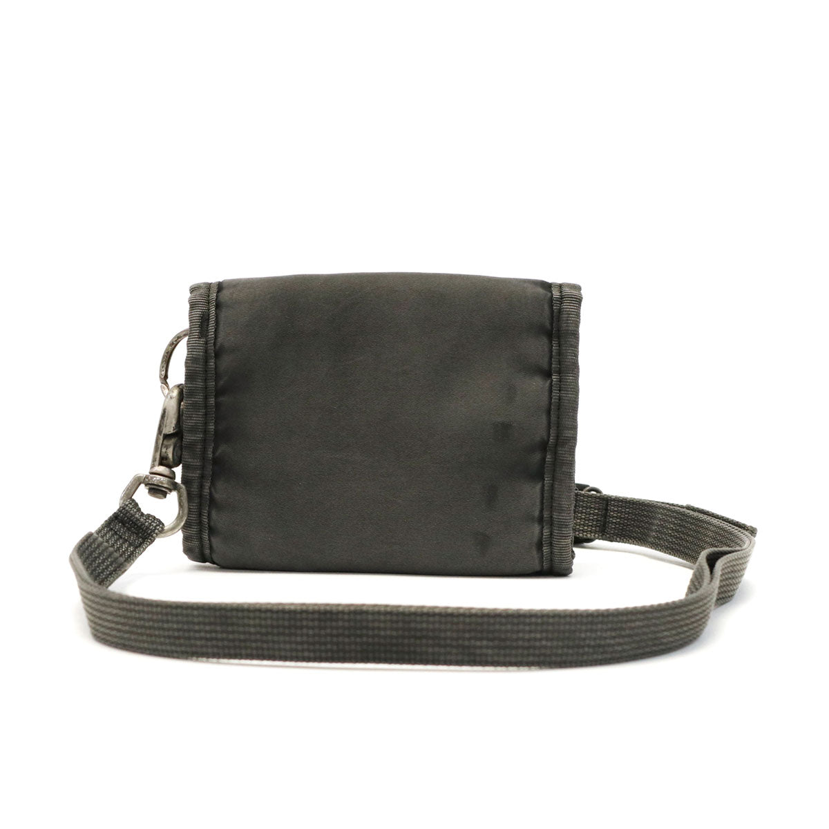 Porter Classic SUPER NYLON TRIFOLD WALLET W/NECK STRAP