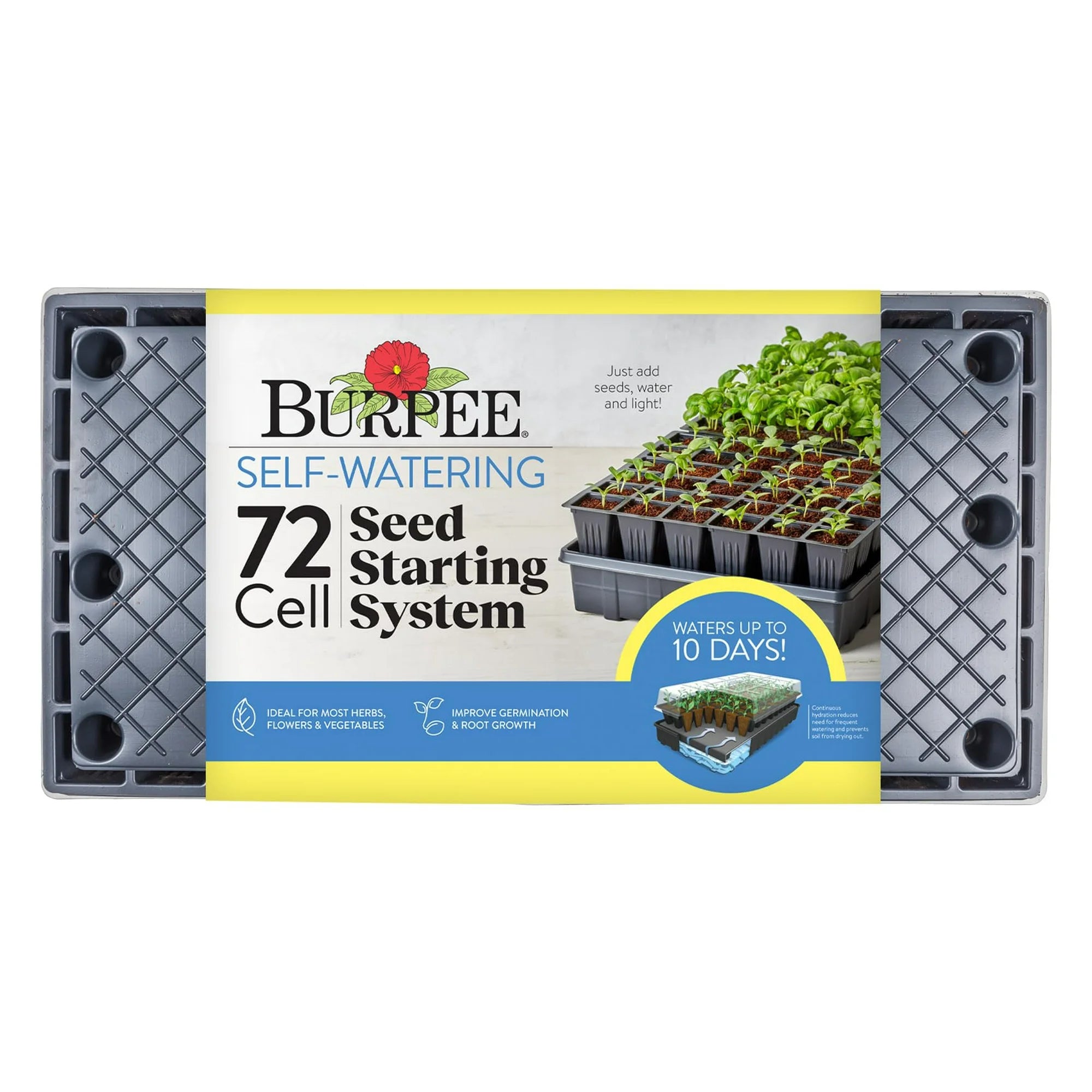 Self Watering 72 Cell Seed Starting kit