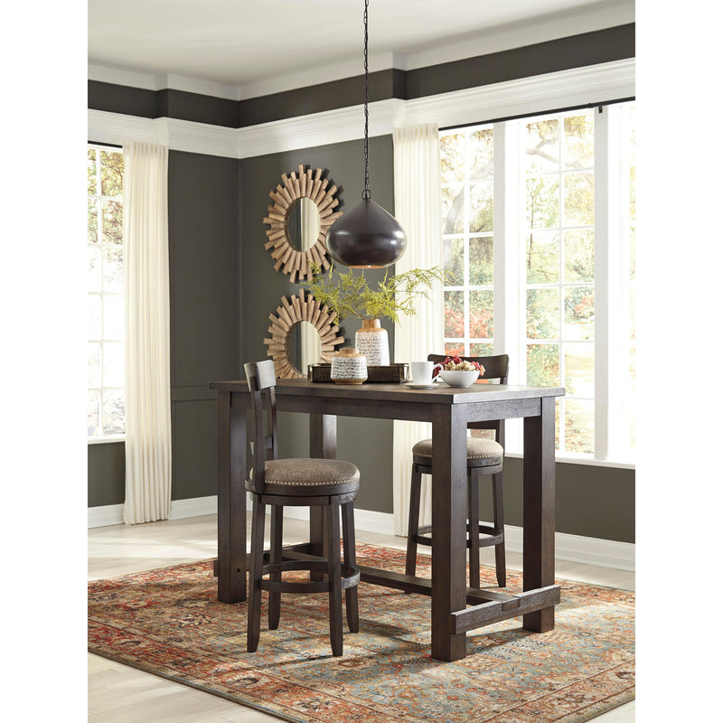 Signature Design by Ashley Drewing Pub Height Dining Table with Trestle Base D538-12 IMAGE 8