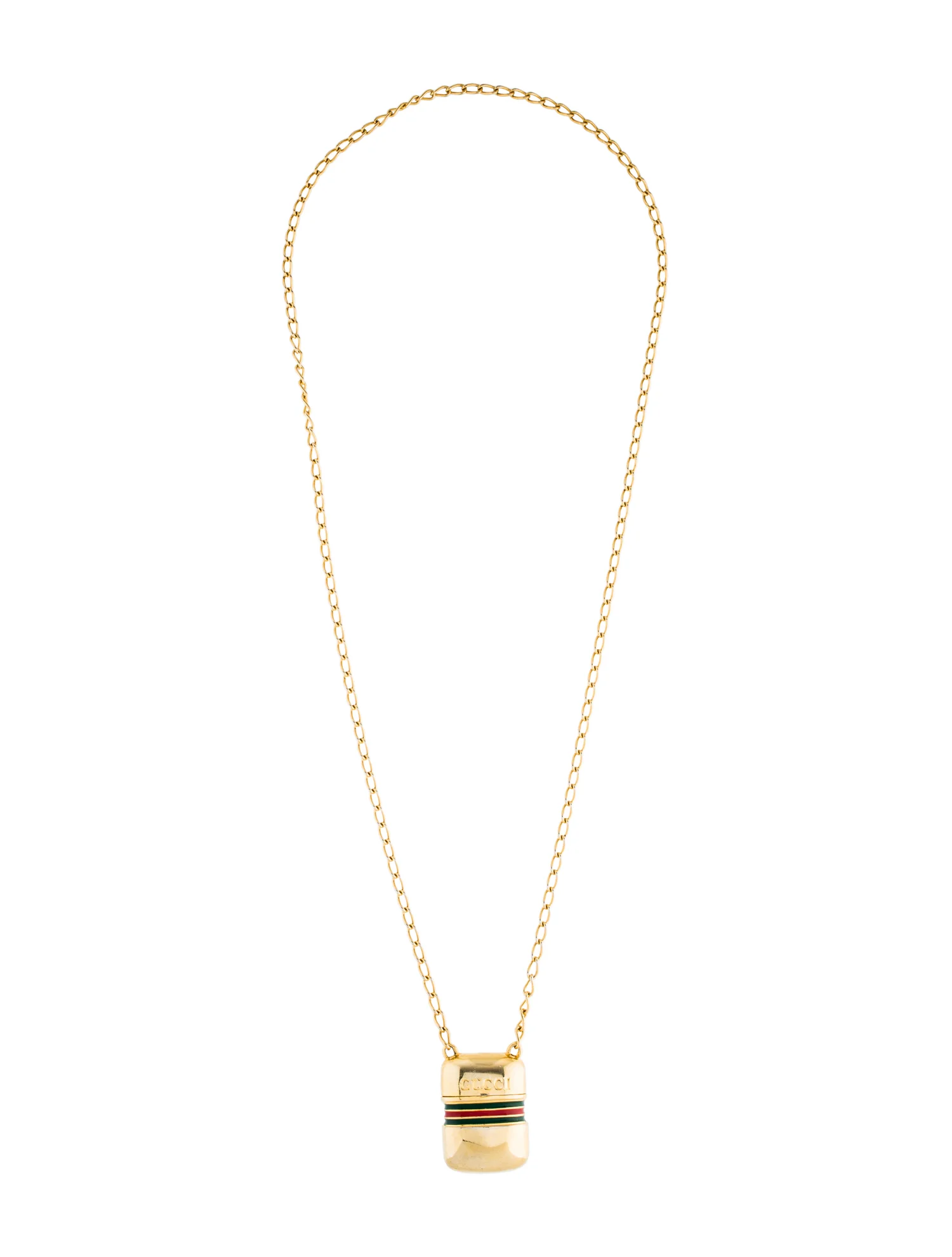 Gucci Hidden Pill Box Necklace – Kilo Caviar