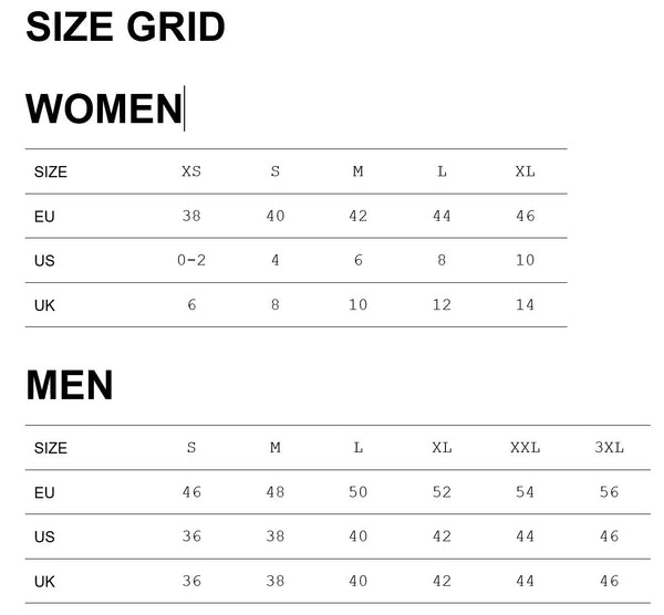 SIZE GRID