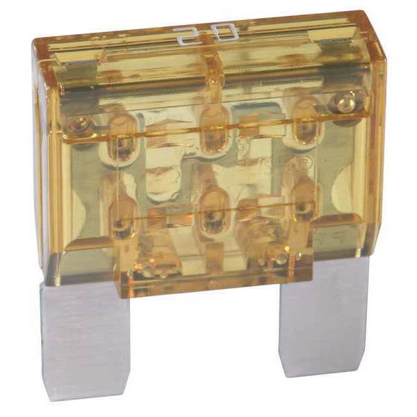 Automotive Fuse, Fast Acting, 20 A, MAX Series, Not Rated, 32V DC