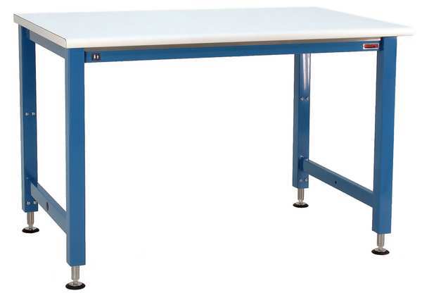 Electric Workbenches, Laminate, 72" W, 30" to 42" Height, 1000 lb., Straight