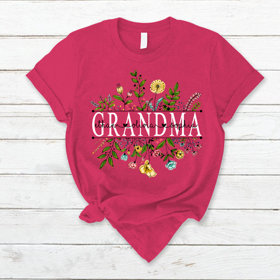 personalized grandma shirts