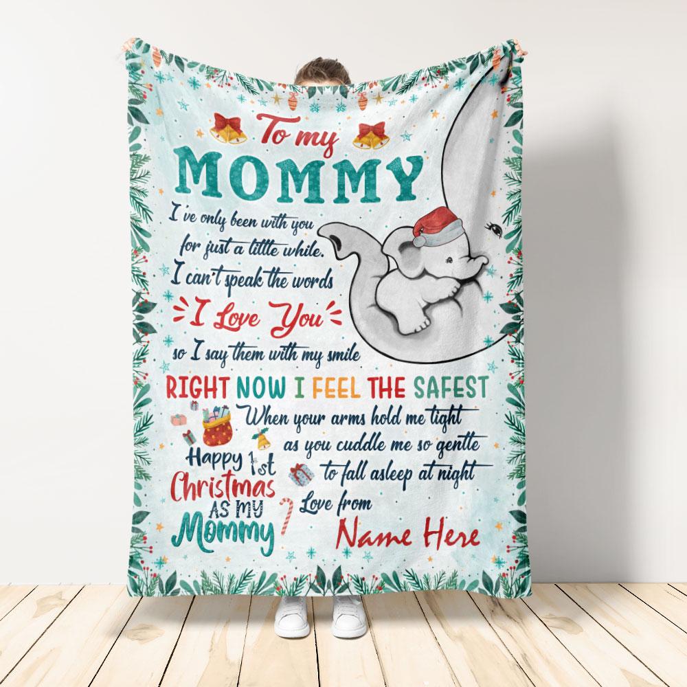 Mother's Day Gift Blanket, Daughter And Mom Blanket, Gifts For Mom From  Daughter - Daughter To Mom, Elephant Blanket, I Love You With My Whole  Heart in 2023