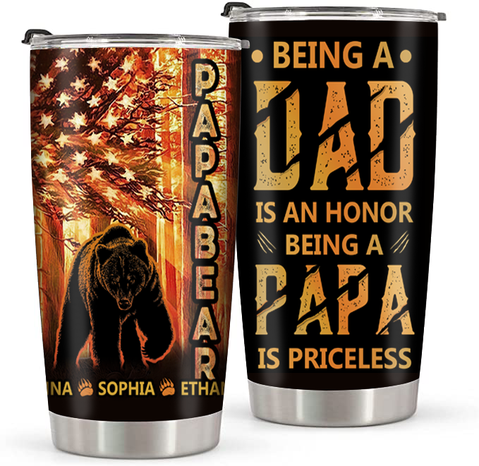 Girls Lacrosse 20 oz. Double Insulated Tumbler - Best Dad Ever